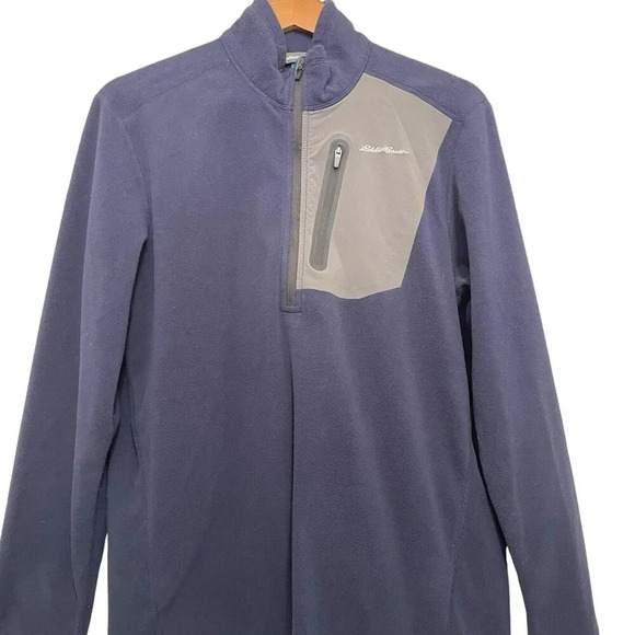 Eddie Bauer First Ascent Fleece Pullover Jacket Outdoors Size Medium - Picture 4 of 7